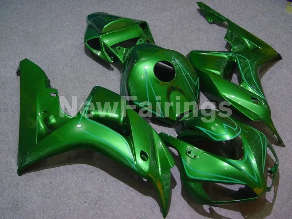 All Green No decals - CBR1000RR 06-07 Fairing Kit
