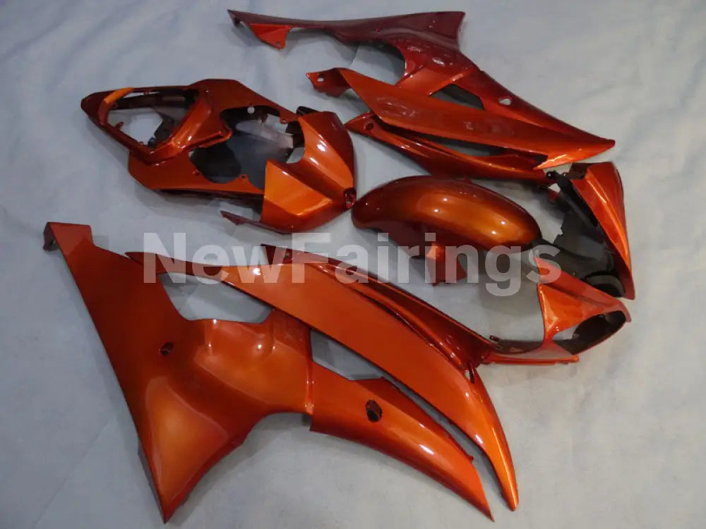 All Orange No decals - YZF-R6 08-16 Fairing Kit