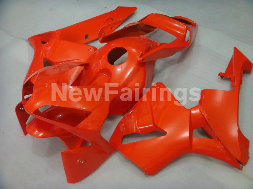 All Red No decals - CBR600RR 03-04 Fairing Kit