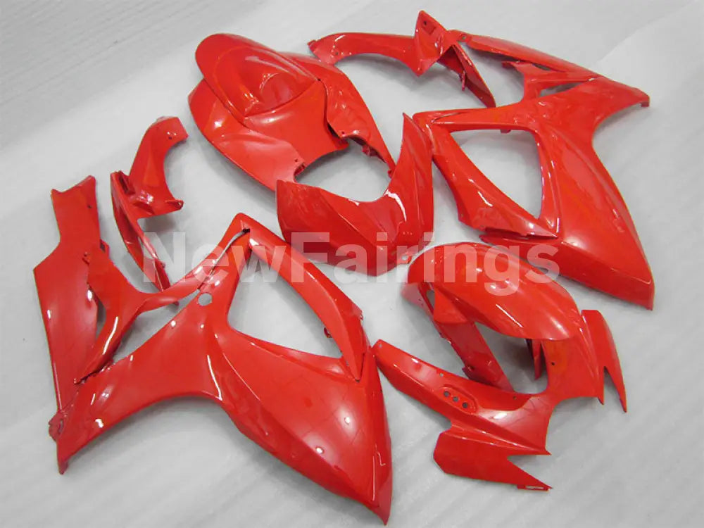 All Red No decals - GSX-R750 06-07 Fairing Kit