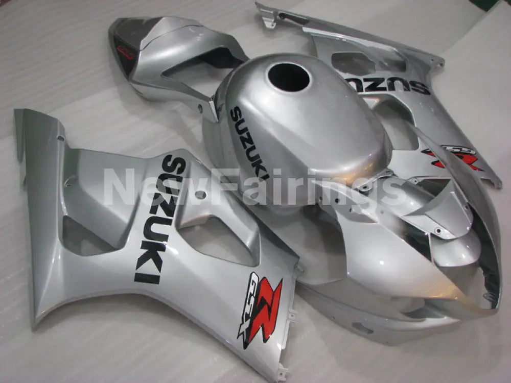 All Silver Factory Style - GSX-R1000 03-04 Fairing Kit