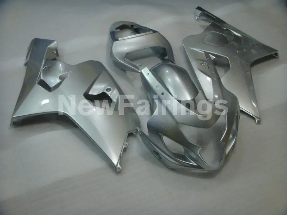All Silver No decals - GSX-R750 04-05 Fairing Kit