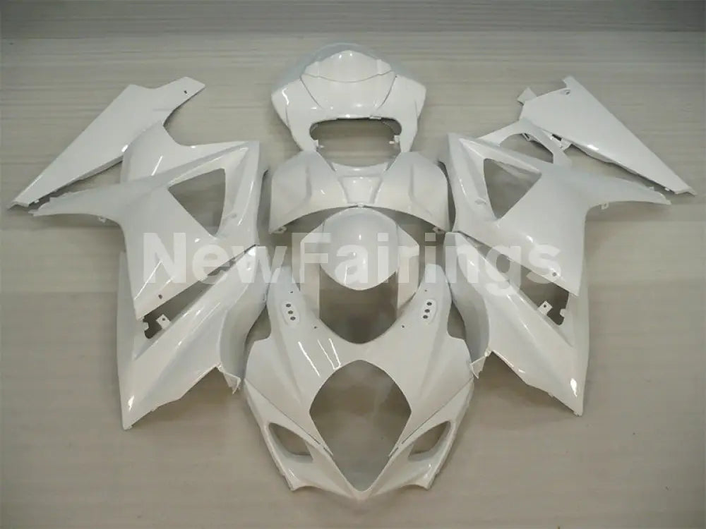 All White No decals - GSX-R1000 07-08 Fairing Kit