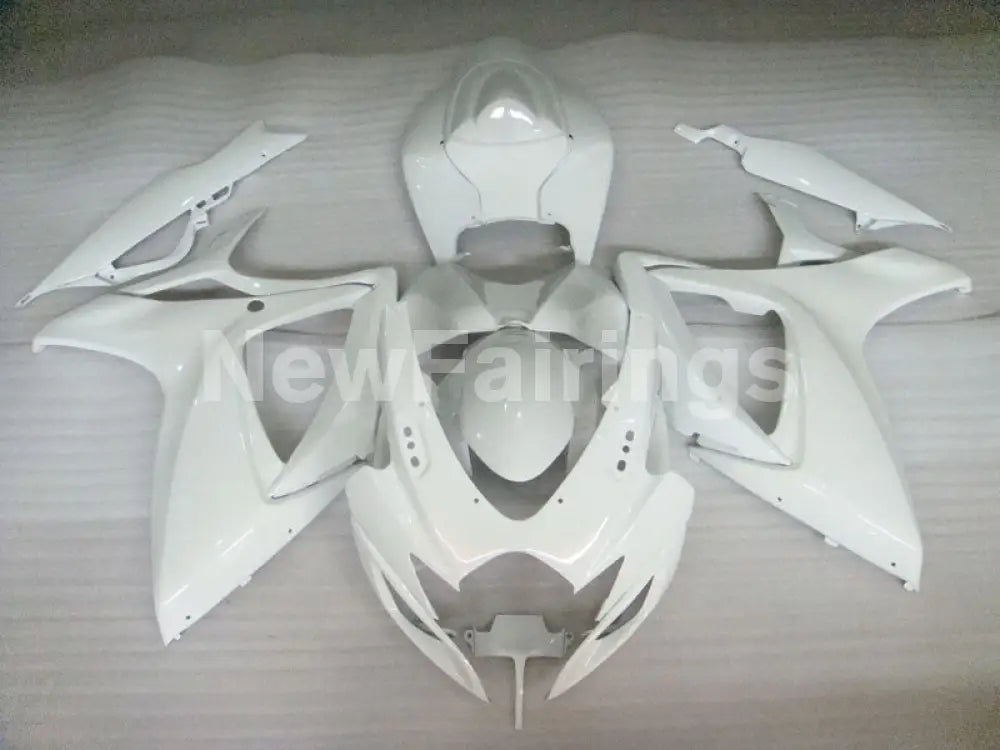 All White No decals - GSX-R750 06-07 Fairing Kit