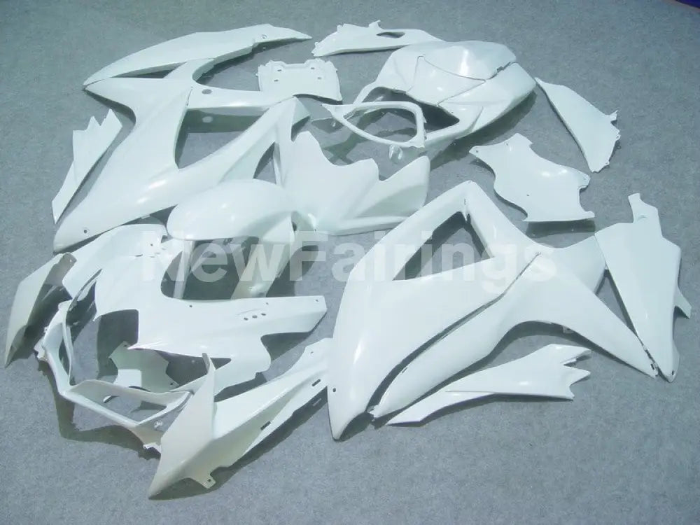 All White No decals - GSX-R750 08-10 Fairing Kit