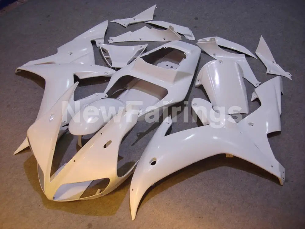 All White No decals - YZF-R1 02-03 Fairing Kit