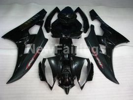 Balck and Matte Black Factory Style - YZF-R6 06-07 Fairing Kit