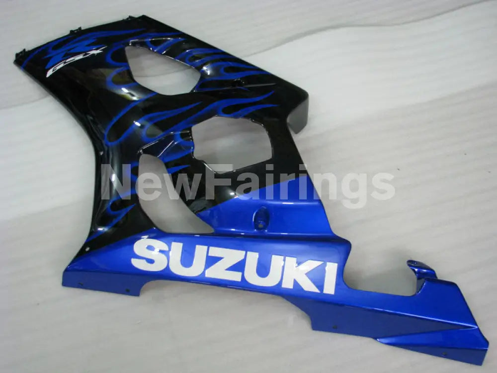 Black and Blue Flame - GSX-R1000 03-04 Fairing Kit