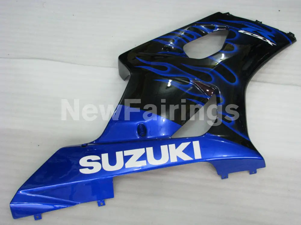 Black and Blue Flame - GSX-R1000 03-04 Fairing Kit