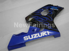 Cargar imagen en el visor de la galería, Black and Blue Flame - GSX-R600 04-05 Fairing Kit