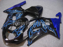 Cargar imagen en el visor de la galería, Black and Blue Flame - GSX-R750 00-03 Fairing Kit