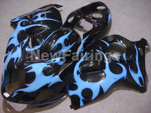 Cargar imagen en el visor de la galería, Black and Blue Flame - GSX1300R Hayabusa 99-07 Fairing Kit