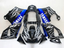 Cargar imagen en el visor de la galería, Black and Blue Flame - YZF-R1 00-01 Fairing Kit