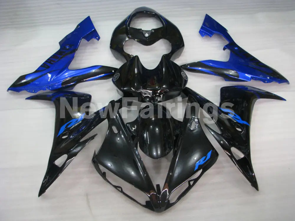 Black and Blue Flame - YZF-R1 04-06 Fairing Kit