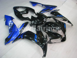 Black and Blue Flame - YZF-R1 04-06 Fairing Kit