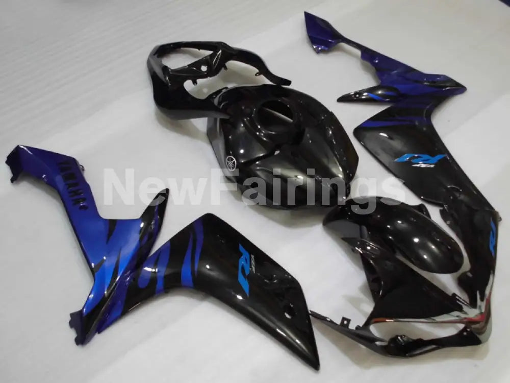 Black and Blue Flame - YZF-R1 07-08 Fairing Kit