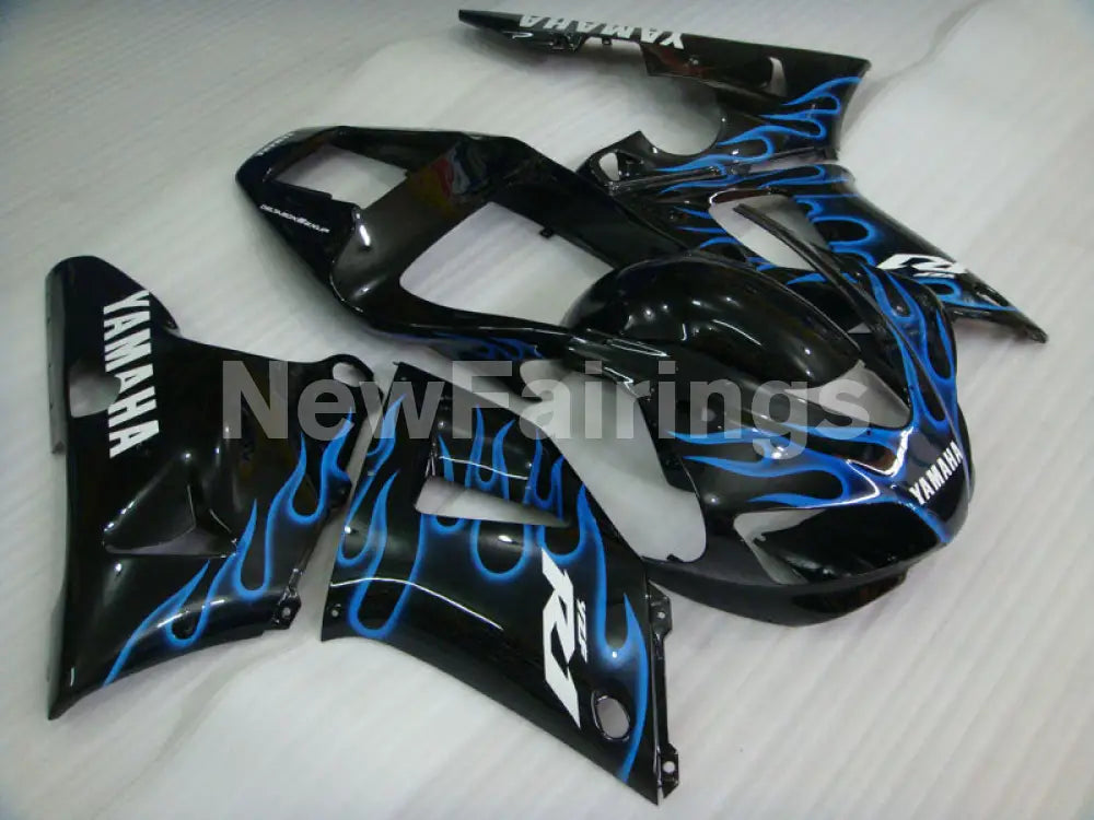Black and Blue Flame - YZF-R1 98-99 Fairing Kit