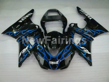 Cargar imagen en el visor de la galería, Black and Blue Flame - YZF-R1 98-99 Fairing Kit