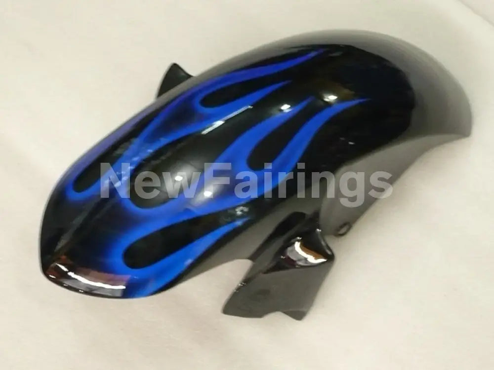 Black and Blue Flame - YZF-R6 08-16 Fairing Kit