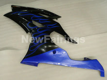 Cargar imagen en el visor de la galería, Black and Blue Flame - YZF-R6 08-16 Fairing Kit