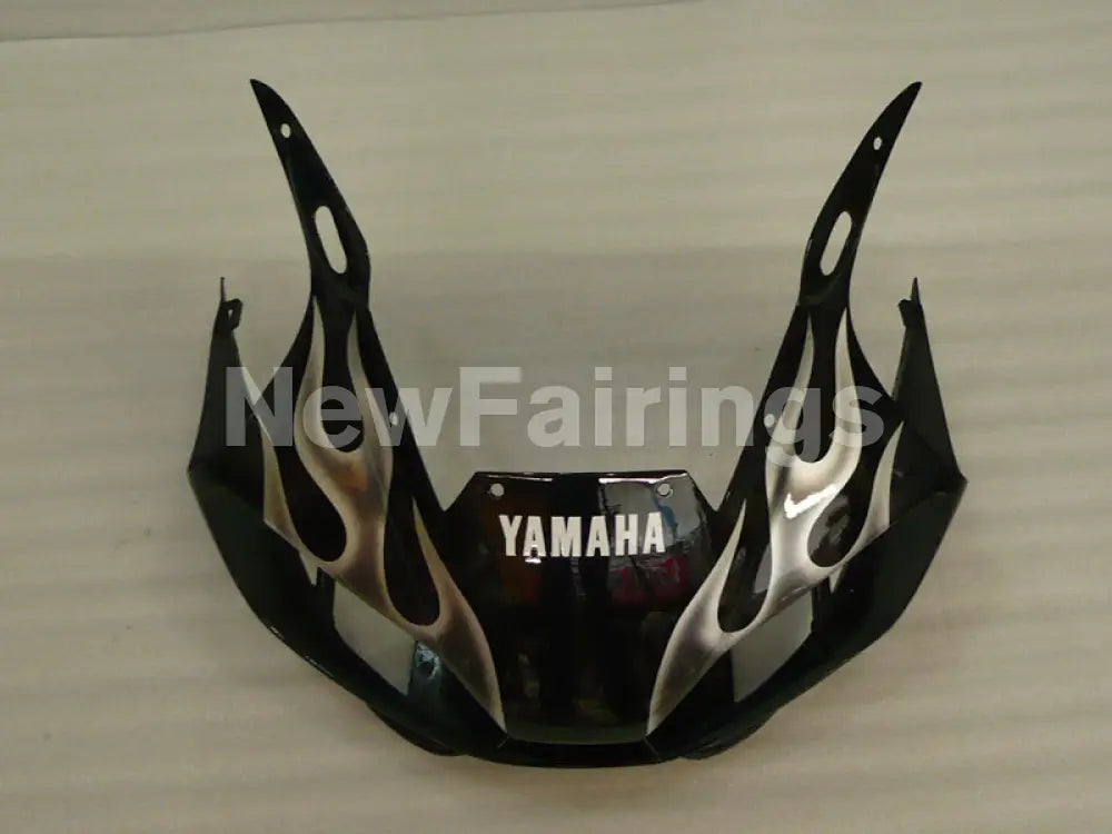 Black and Blue Grey Flame - YZF-R6 98-02 Fairing Kit