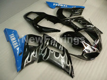 Cargar imagen en el visor de la galería, Black and Blue Grey Flame - YZF-R6 98-02 Fairing Kit
