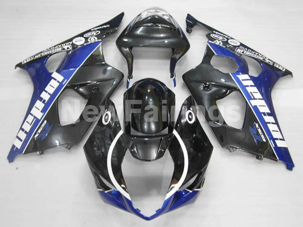 Black and Blue White Jordan - GSX-R1000 03-04 Fairing Kit