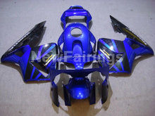 Cargar imagen en el visor de la galería, Black and Deep Blue Factory Style - CBR600RR 03-04 Fairing Kit