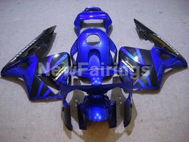 Black and Deep Blue Factory Style - CBR600RR 03-04 Fairing Kit