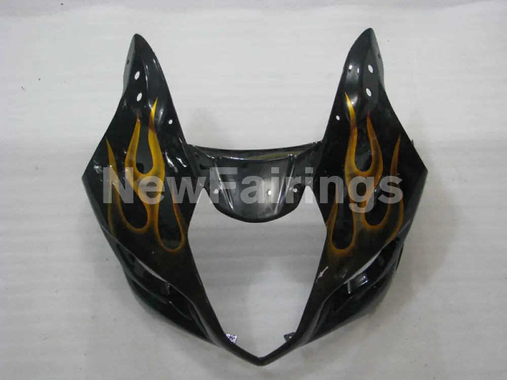 Black and Golden Flame - GSX-R1000 03-04 Fairing Kit
