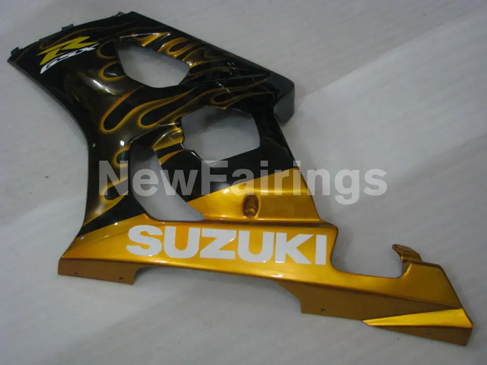 Black and Golden Flame - GSX-R1000 03-04 Fairing Kit