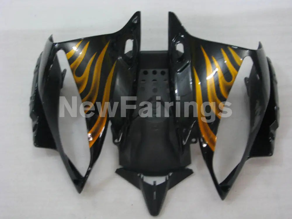 Black and Golden Flame- YZF-R6 06-07 Fairing Kit