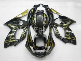 Black and Golden Flame - YZF600R Thundercat 96-07 Fairing Kit