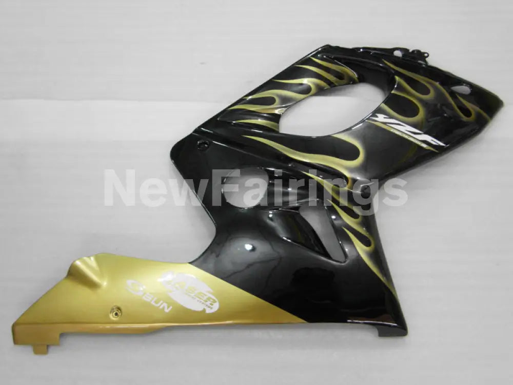 Black and Golden Flame - YZF600R Thundercat 96-07 Fairing Kit