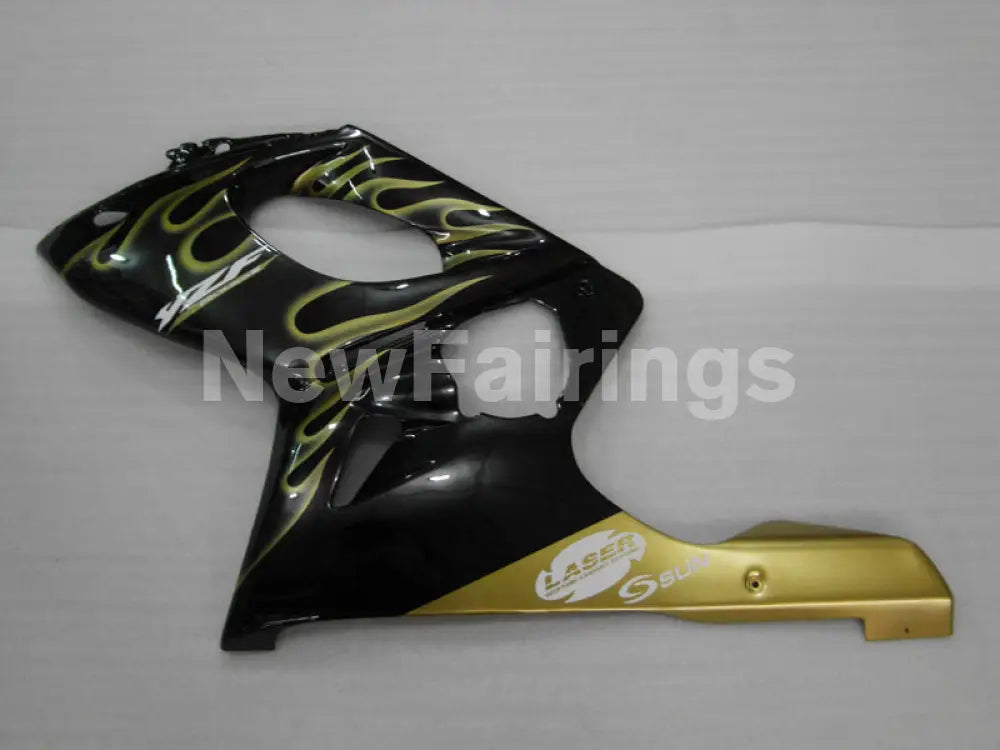 Black and Golden Flame - YZF600R Thundercat 96-07 Fairing Kit