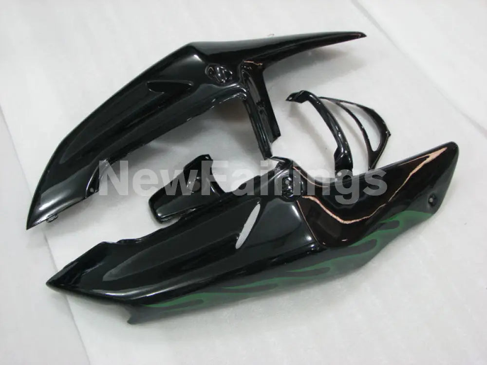 Black and Green Flame - CBR 919 RR 98-99 Fairing Kit