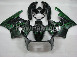Black and Green Flame - CBR 919 RR 98-99 Fairing Kit