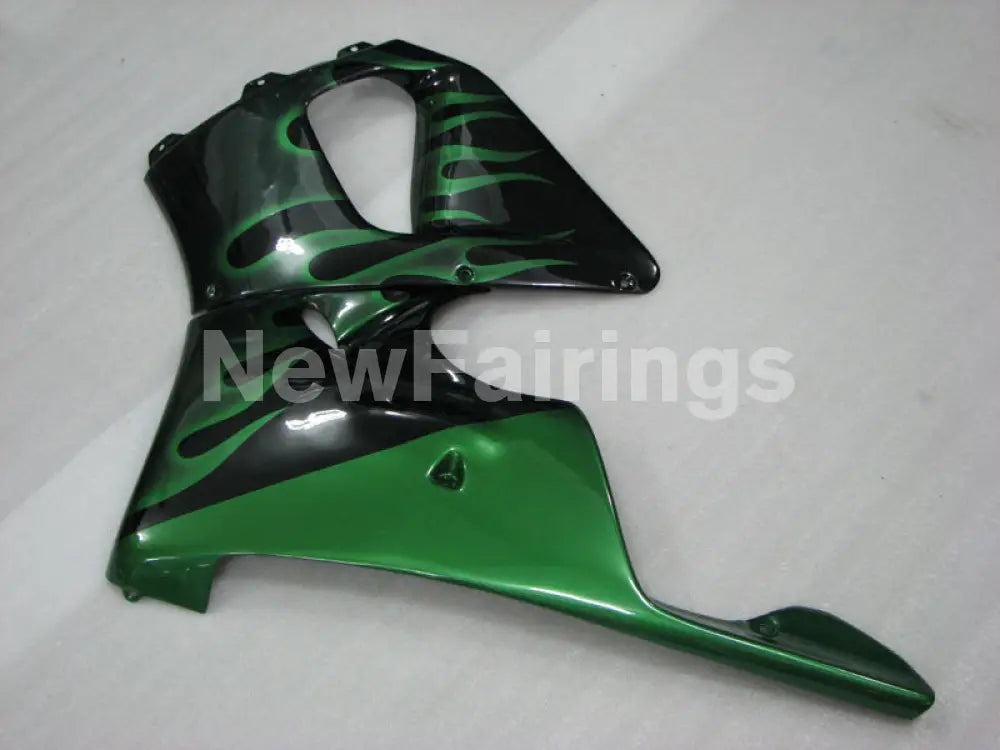 Black and Green Flame - CBR 919 RR 98-99 Fairing Kit