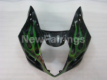 Cargar imagen en el visor de la galería, Black and Green Flame - GSX-R1000 03-04 Fairing Kit