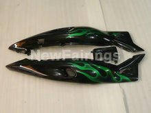 Cargar imagen en el visor de la galería, Black and Green Flame - YZF600R Thundercat 96-07 Fairing Kit