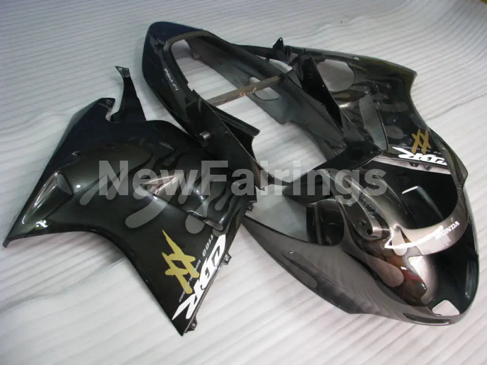 Black and Grey Flame - CBR 1100 XX 96-07 Fairing Kit