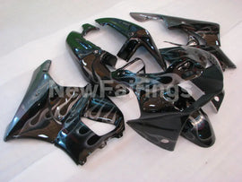 Black and Grey Flame - CBR 919 RR 98-99 Fairing Kit