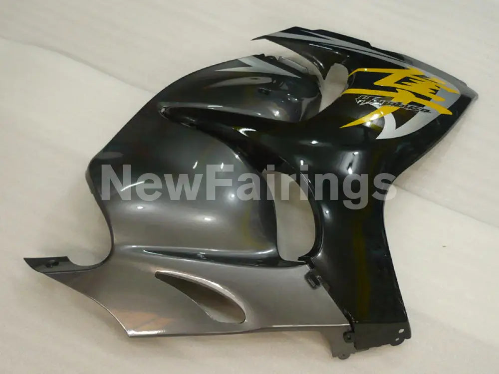 Black and Grey Yellow Factory Style - GSX1300R Hayabusa 08-20 Fairing Kit