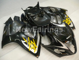 Black and Grey Yellow Factory Style - GSX1300R Hayabusa 08-20 Fairing Kit