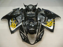 Cargar imagen en el visor de la galería, Black and Grey Yellow Factory Style - GSX1300R Hayabusa 08-20 Fairing Kit