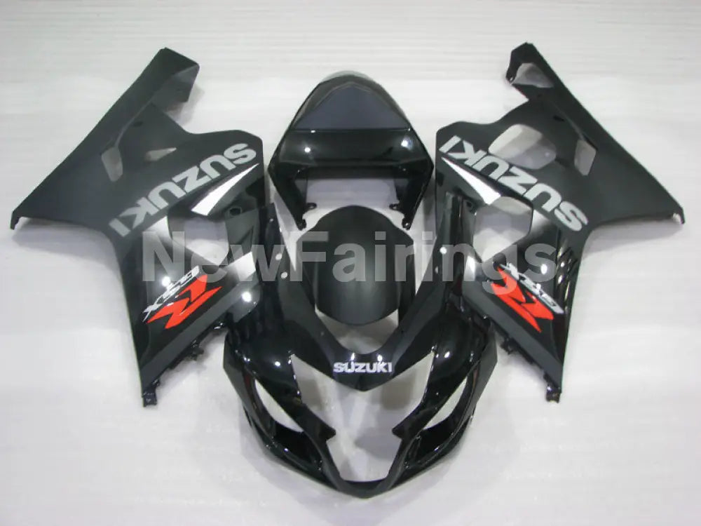Black and Matte Black Factory Style - GSX-R600 04-05 Fairing Kit