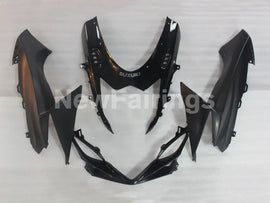 Black and Matte Black Factory Style - GSX-R600 11-24 Fairing Kit