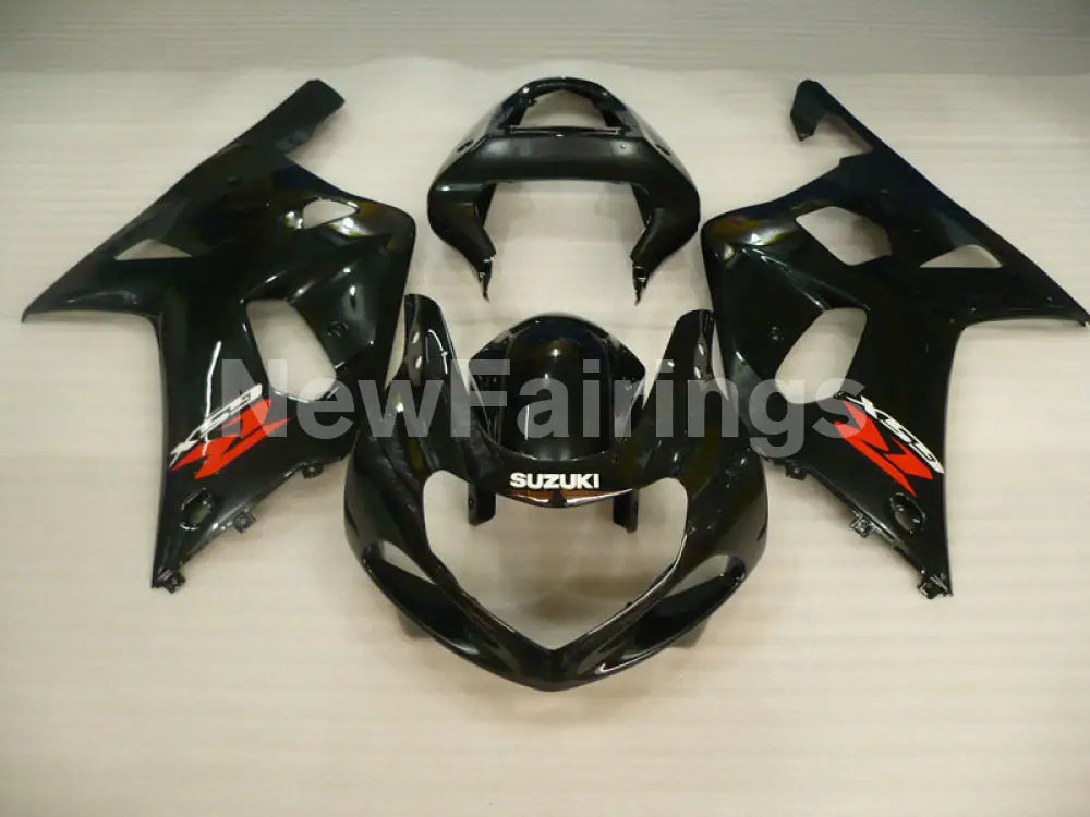 Black and Matte Black Factory Style - GSX-R750 00-03 Fairing Kit