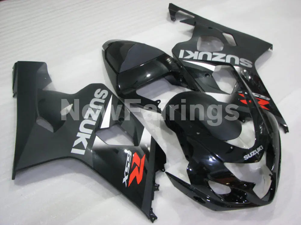 Black and Matte Black Factory Style - GSX-R750 04-05 Fairing Kit
