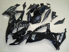 Black and Matte Black Factory Style - GSX-R750 06-07 Fairing Kit